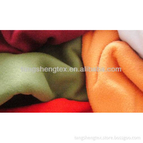 100% Recycled polyester polar fleece fabric for clothes lining,RPET Flannel fabric